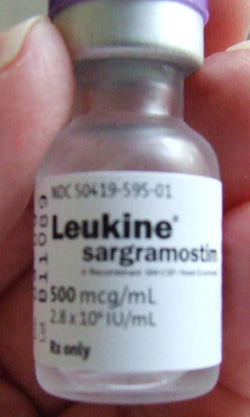 Leukine - sargramostin 500 mcg/mL